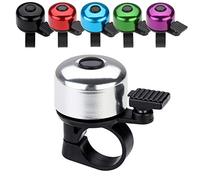 Paliston Bike Bell Bicycle Bell Crisp Sound for Adults Kids Boys Girls Silver