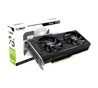 Palit GeForce RTX 3050 Dual Graphics Card, 8GB, GDDR6, LHR, 3584 Core, 1320 MHz GPU, 1777 MHz Boost, Ampere Architecture, 3 x DisplayPort, HDMI, Dual Fans,NE63050019P1-190AD