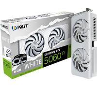 Palit GeForce RTX 5060 Ti White OC 8GB GDDR7 PCI-Express Graphics Card - NE7506TU19P1-GB2062M