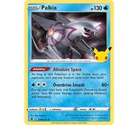 Palkia 004/025 Rare Pokemon Card (Celebrations 25th Anniversary) + 1x TitanCards® Toploader