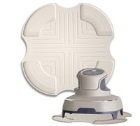 Palksky Air Fryer Trivets Silicone for Ninja Crispi, Hot Pads Potholders for Ninja Crispi Airfryer Accessories, Portable Glass Air Fryer Cooking System Holder, Kitchen Aid (Off White)