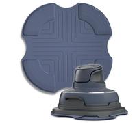 Palksky Air Fryer Trivets Silicone for Ninja Crispi, Hot Pads Potholders for Ninja Crispi Airfryer Accessories, Portable Glass Air Fryer Cooking System Holder, Kitchen Aid (Dark Gray)