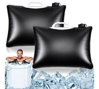 Palksky Extra Large Ice Bath Bag Water Chiller, Big Ice Block/Cube Molds for Cold Plunge, Upgraded Anti-Breakage Water Bag (2 Pack)