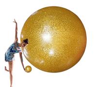 Palla Da Ginnastica - Allenamento Ginnastica Ritmica 18 Cm | Fitness In Antiscoppio Da 400 G, Oro/rosa | Per Ginnasti, Ballerini, Competizioni Ad Alte Prestazioni Elastiche, Allenamento