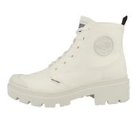 Palladium Shoes (High-top Trainers) PALLABASE TWILL in White 8