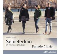 Pallade Musica - Schieferlein, Telemann, CPE Bach: Trio Sonatas
