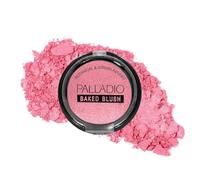 Palladio Baked Blush, Highly Pigmented Shimmery Formula, Easy to Blend and Highly Buildable, Apply Dry for a Natural Glow or Wet for a Dramatic Luminous Look, Long Lasting for All day Wear, Blushin