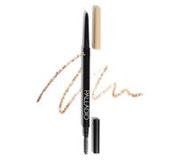 Palladio Beauty Brow Definer Pencil, Taupe, Ultra Precise Twist-Up Eye Brow Pencil with Long-Staying Power, Spooley Brush Blends Color for Natural Finish, No Eyebrow Pencil Sharpener Required