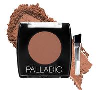 Palladio Brow Powder for Eyebrows, Soft and Natural Eyebrow Powder with Jojoba Oil & Shea Butter, Helps Enhance & Define Brows, Compact Size for Purse or Travel, Includes Applicator Brush, Auburn