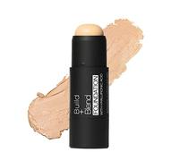 Palladio BUILD & BLEND Foundation Stick, Medium Coverage Buildable Contour Stick for Face, Ultra Blendable Creamy Formula for a Natural Shine Free Finish, 0.25 Ounce (Natural Ivory)
