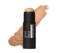 Palladio BUILD & BLEND Foundation Stick, Medium Coverage Buildable Contour Stick for Face, Ultra Blendable Creamy Formula for a Natural Shine Free Finish, Professional Makeup, 0.25 Ounce (Almond)
