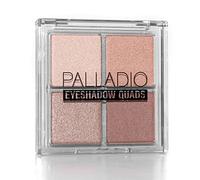 Palladio Eyeshadow Quads, Velvety Pigmented Blendable Matte, Metallic and Shimmer Finishes, Creamy Formula, Four Way Quad Eye Shadow Palette, Talc-Free (Ballerina)