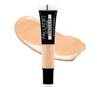 Palladio Full Coverage Concealer, Under Eyes Disguise, Creamy Face and Eye Concealer, Evens Skin Tone, Conceals Blemishes, Dark Circles and Fine Lines, Use with Concealer Brush, Vanilla Latte