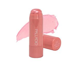 Palladio I'm Blushing 2-in-1 Ch nd Lip Tint, Buildable Lightweight Cream Blush, Sheer Multi Stick Hydrating formula, All day wear, Easy Application, Shimmery, Blends Perfectly onto Skin, Precious
