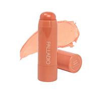 Palladio I'm Blushing 2-in-1 Cheek and Lip Tint, Buildable Lightweight Cream Blush, Sheer Multi Stick Hydrating formula, All day wear, Easy Application, (Peach)