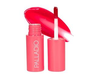 Palladio Jelly Tint, Liquid Stain for Cheeks & Lips, Vivid Color Lip Stain, Lightweight Non-Sticky and Transfer-proof, Natural Finish Makeup, Strawberry Sugar