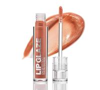 Palladio Lip Glaze Serum, Hydrating Lip Gloss with Peptides & Hyaluronic Acid for Plump, Smooth, and Nourished Lips - Vegan, High-Shine, Non-Sticky Finish (Bellini Fizz)