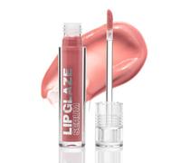 Palladio Lip Glaze Serum, Hydrating Lip Gloss with Peptides & Hyaluronic Acid for Plump, Smooth, and Nourished Lips - Vegan, High-Shine, Non-Sticky Finish (Blush Brulee)