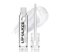 Palladio Lip Glaze Serum, Hydrating Lip Gloss with Peptides & Hyaluronic Acid for Plump, Smooth, and Nourished Lips - Vegan, High-Shine, Non-Sticky Finish (Crystal Ice)
