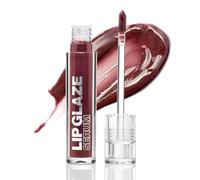 Palladio Lip Glaze Serum, Hydrating Lip Gloss with Peptides & Hyaluronic Acid for Plump, Smooth, and Nourished Lips - Vegan, High-Shine, Non-Sticky Finish (Red Wine)