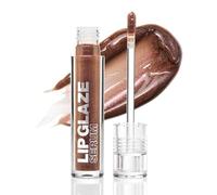 Palladio Lip Glaze Serum, Hydrating Lip Gloss with Peptides & Hyaluronic Acid for Plump, Smooth, and Nourished Lips - Vegan, High-Shine, Non-Sticky Finish (Mocha Martini)