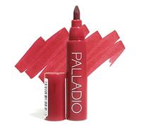 Palladio Lip Stain, Hydrating and Waterproof Formula, Matte Color Look, Longlasting All Day Wear Lip Color, Smudge Proof Natural Finish, Precise Chisel Tip Marker, Berry