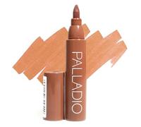 Palladio Lip Stain, Hydrating and Waterproof Formula, Matte Color Look, Longlasting All Day Wear Lip Color, Smudge Proof Natural Finish, Precise Chisel Tip Marker, Nude