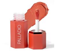 Palladio Liquid Blush for Cheeks & Lips 2-in-1 Makeup Face Blush, Weightless Cream Formula, Smudge Proof Long-Wearing Pigmented Blush, Natural Look Makeup Face Blushes, Dewy Finish, Sunny Coral