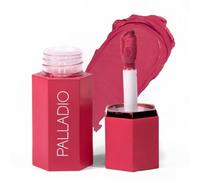 Palladio Liquid Blush for Cheeks & Lips 2-in-1 Makeup Face Blush, Weightless Cream Formula, Smudge Proof Long-Wearing Pigmented Blush, Natural Look Makeup Face Blushes, Dewy Finish, Deep Fuchsia