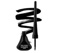 Palladio Liquid Eyeliner, Highly Pigmented and Waterproof Eyeliner, For Intense Eye Definition, Smear-proof Eyeliner Liquid, Includes Easy Grip Wand and Felt Tip Eyeliner Applicator, Black