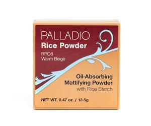 Palladio Rice Powder, Loose Setting Powder, Absorbs Oil, Leaves Face Looking and Feeling Smooth, Helps Makeup Last Longer For a Flawless, Fresh Look, Warm Beige