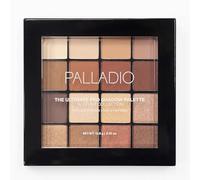 Palladio Ultimate Pro Eyeshadow Makeup Palette, 16 High-Pigmented Powder Colors, Matte, Shimmer, Satin Finishes, Natural Nudes