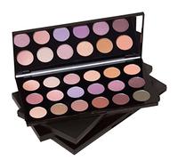 Palladio Ultimate Pro Eyeshadow Palette with Mirror, Shannon de Lima | 18 High-Pigmented Shades, Matte, Shimmer, Metallic and Satin, Vegan and Talc-Free, Full-Size Pans, Great for Travel