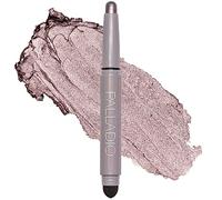 Palladio Waterproof Eyeshadow Stick with Blending Sponge, Long Lasting & Effortless Application, Smudge Free & Crease Proof Formula, Matte & Shimmer Shades, Buildable Eye Shadow (Silver Mauve Shimmer)
