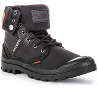 Palladium Unisex Baggy City Shell Black Boots - Size UK 5