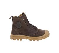 Palladium - High-top leather shoes - Pampa Hi Zip Wl Wild W Dark Cocoa for Women in Leather - Size 38 - Brown Brown 38