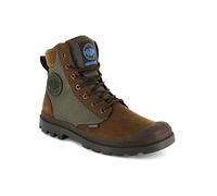 Palladium Mens Pampa Sport Cuff Waterproof Boot, Bridle Brown/Moon Mist, 10 UK