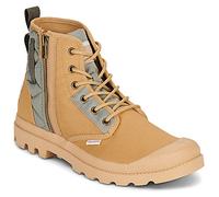 Palladium Mid Boots PAMPA DETROIT ZIP in Brown 6.5