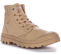 Palladium Monochrome Trim Down Vegan Lace Up Mens Boot Beige Tan UK 4 - 12