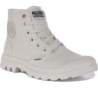Palladium Monochrome Trim Down Vegan Lace Up Mens Boot Beige Tan UK 4 - 12