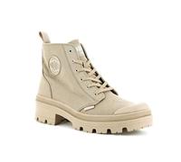 Palladium, PALLABASE TWILL, Boots female, Beige, 8 UK