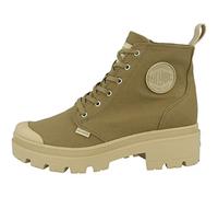 Palladium, PALLABASE TWILL, Boots female, Green, 5.5 UK