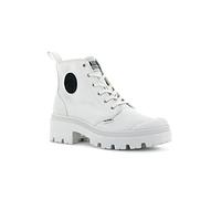 Palladium, PALLABASE TWILL, Boots female, White, 5.5 UK