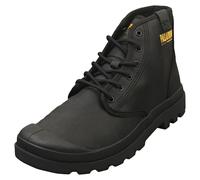 Palladium Pampa Hi Coated Unisex Casual Trainers in Black - 10 UK