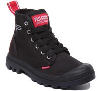 Palladium Pampa Hi Dare Lace Up High Top Mens Trainer In Black Uk 7- 12