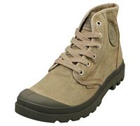 Palladium Pampa Hi Woodline Canvas Rugged Mens Trainer Dusky Green UK 6 - 12
