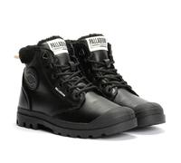 Palladium Pampa HI Snow Warm Leather Women's Black Boots - UK 7 / EU 41 / US 9