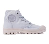 Palladium Unisex Pampa Hi Cotton Sneaker - EVA Insole Authentic Look - Vegan Friendly, Blue Art, 4 UK