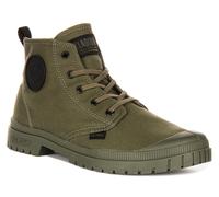 Palladium Pampa Trimmed Vegan Sports Mens Boot Olive UK 4 - 12