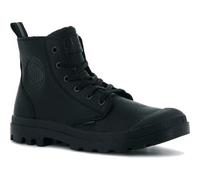 Palladium Unisex Pampa Zip Leather Sneaker Boots, black, 10.5 UK